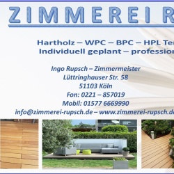 Zimmerei & Terrassenbau Rupsch