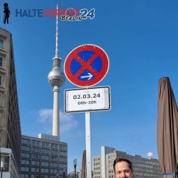Halteverbot Berlin 24 - Halteverbot