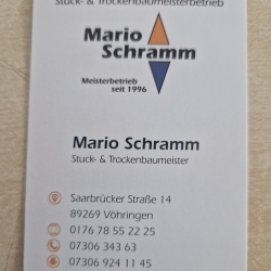 Stuck trockenbau Mario Schramm